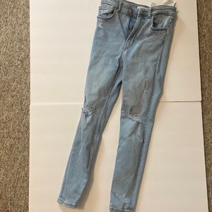 Zara size 26 stretch jeans tight fitted runs small